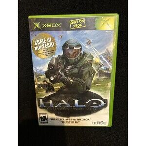 Halo Combat Evolved (XBOX) Complete Game With Manual